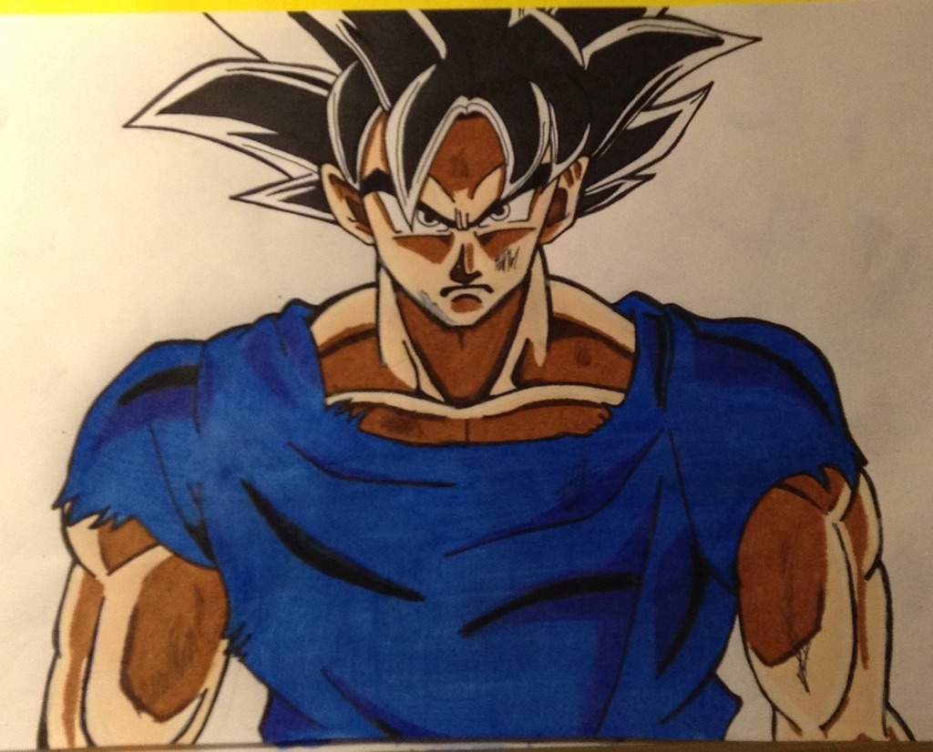 #9;Ultra Instinct Goku Drawing | DragonBallZ Amino