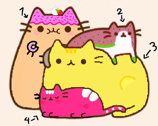 pusheen rainbow