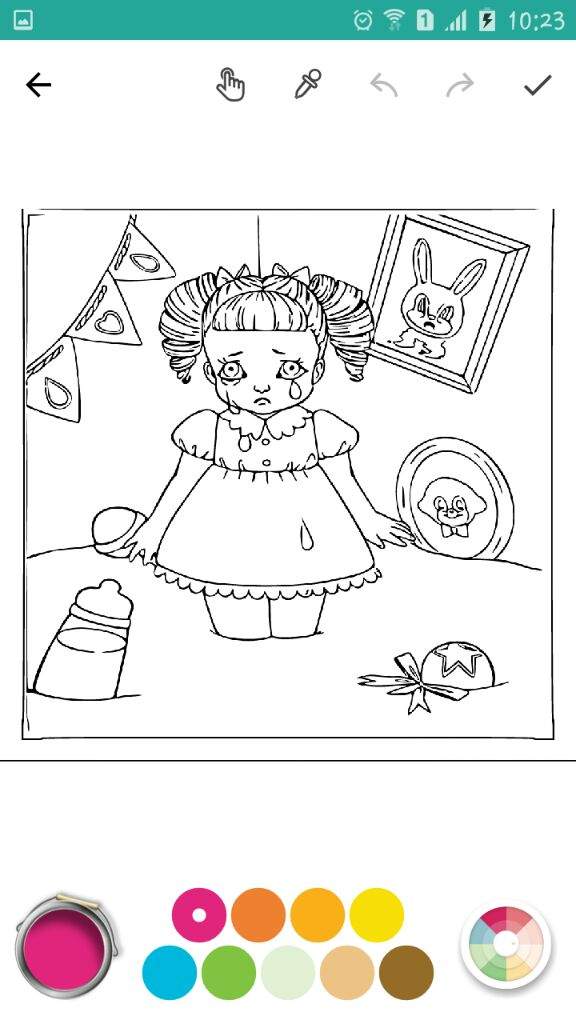 Download Desenhos Para Colorir Cry Baby - imagen para colorear