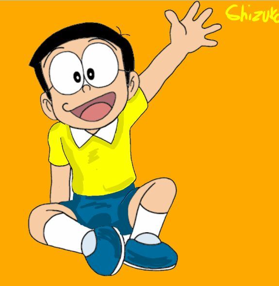 Unique Nobita Sketch Drawing for Adult