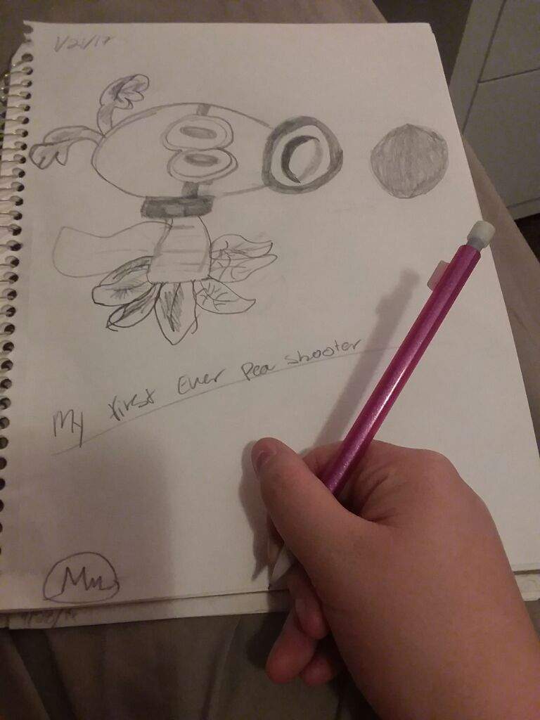 My first ever PvZ drawing made last year... | PvZ. Universe Amino Amino