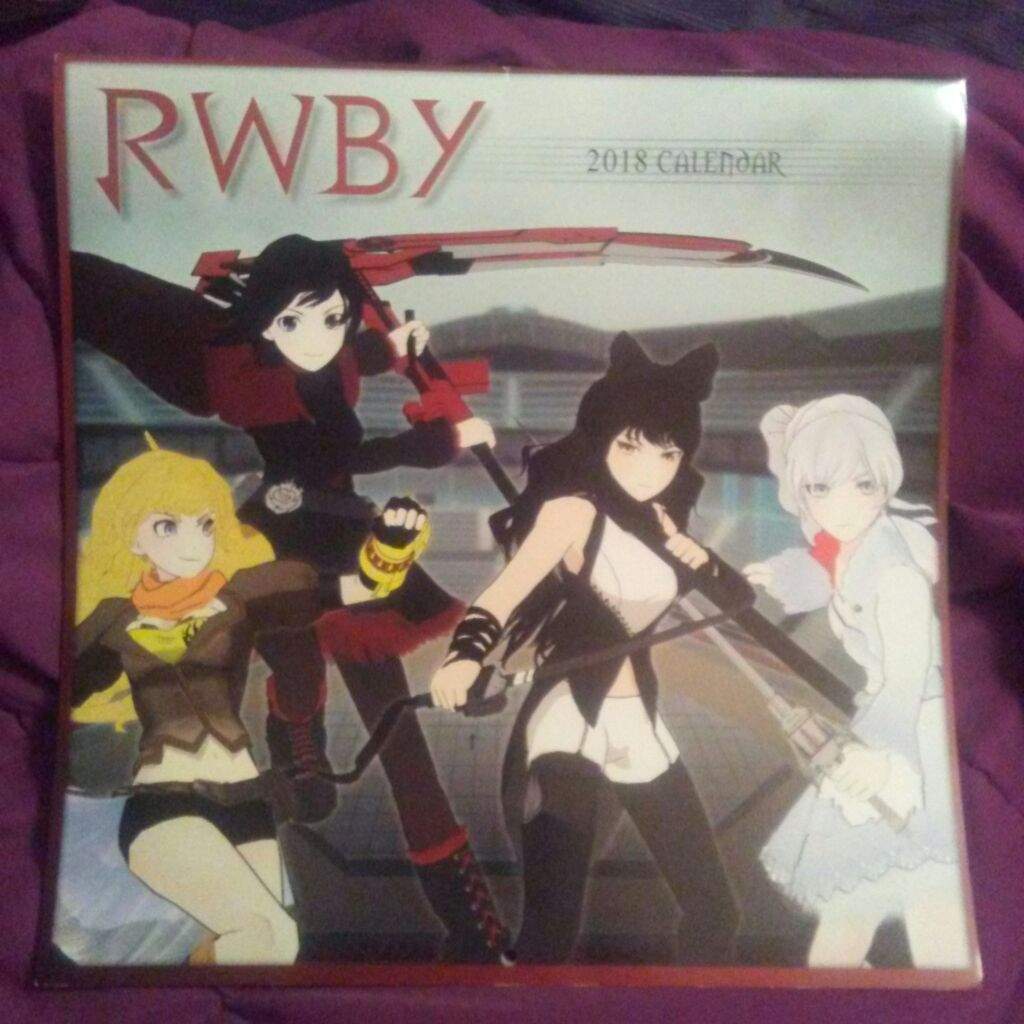 My RWBY 2018 calendar Anime Amino