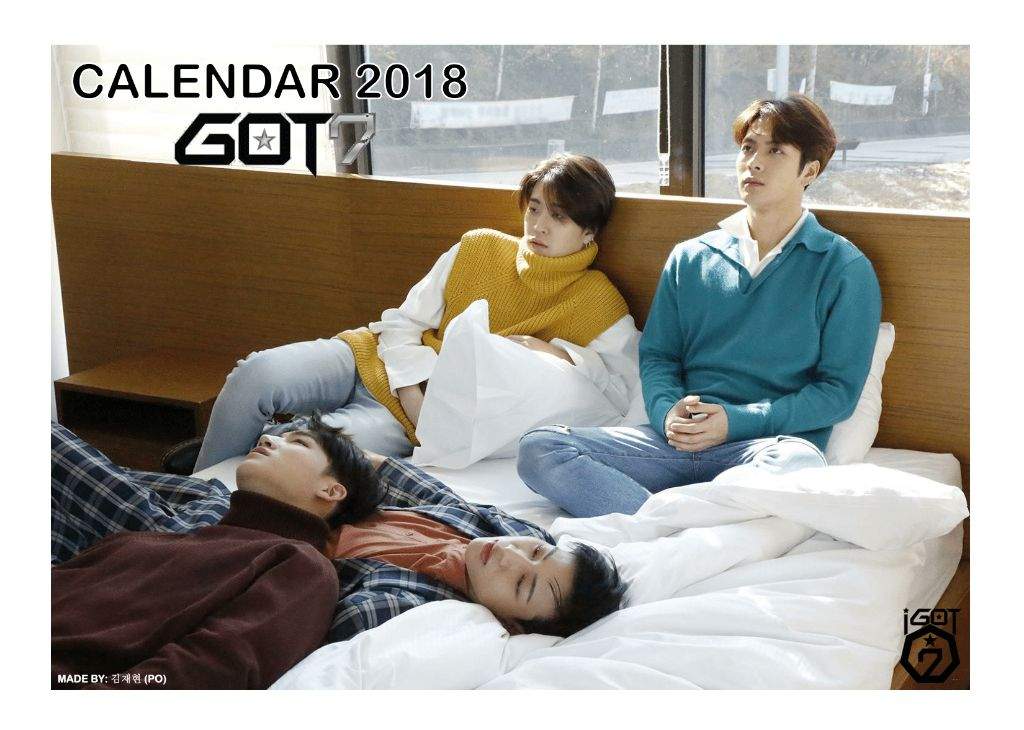 Photo Calendar GOT7 2018 | GOT7 Amino