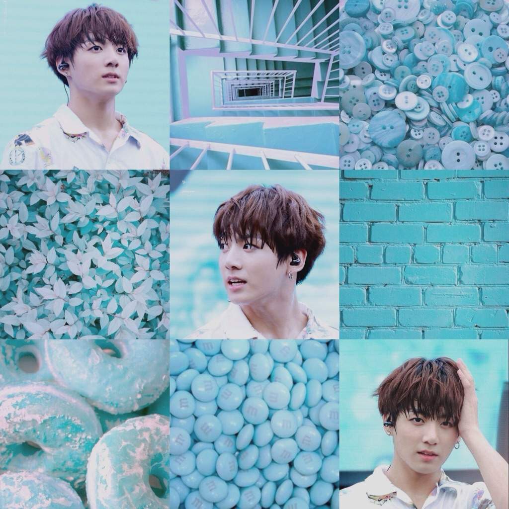 19+ Jungkook Wallpaper Aesthetic Blue Gif - BtsLover