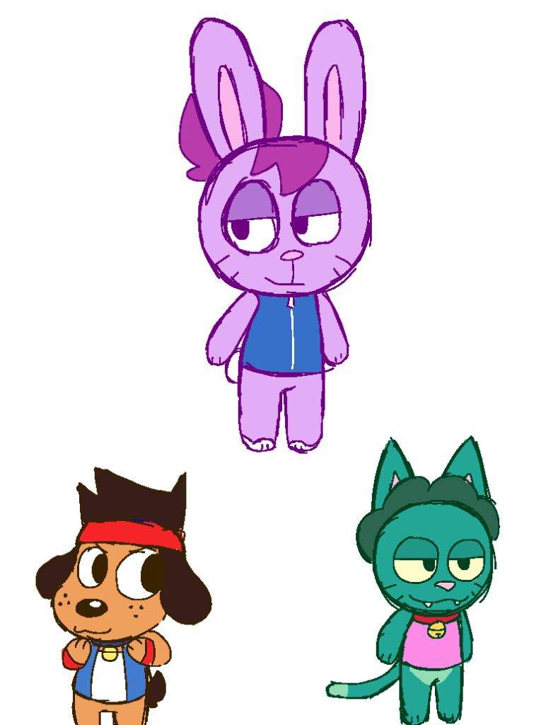 Animal Crossing Style K.O, Enid, and Rad | OK K.O. Let's Be Heroes Amino