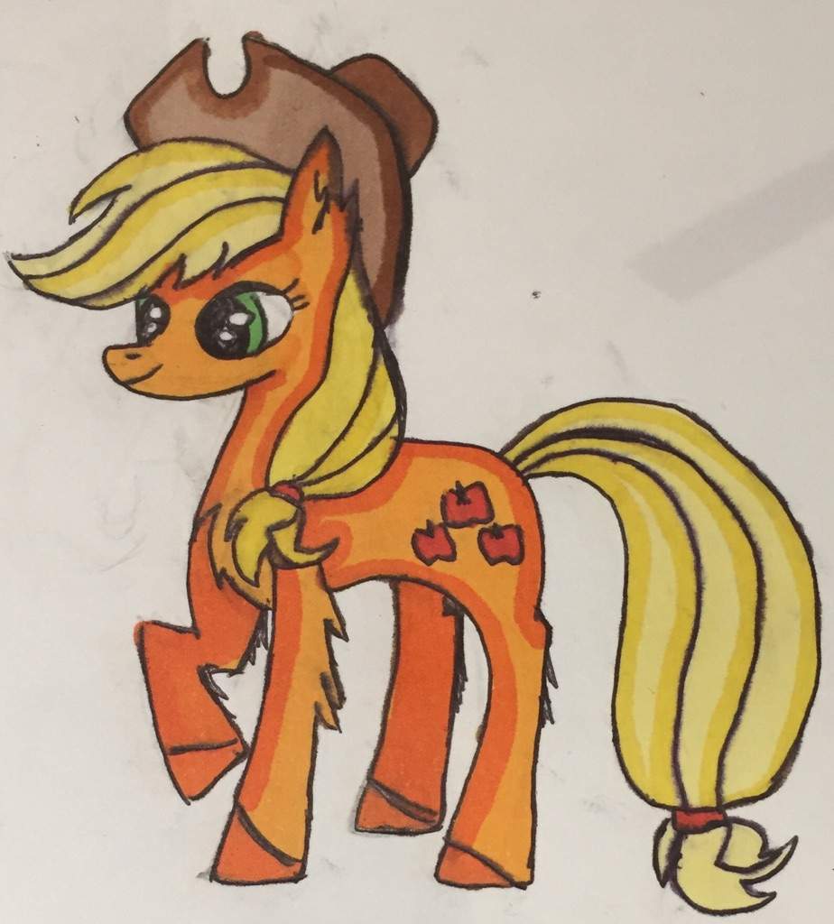 my little pony applejack drawing