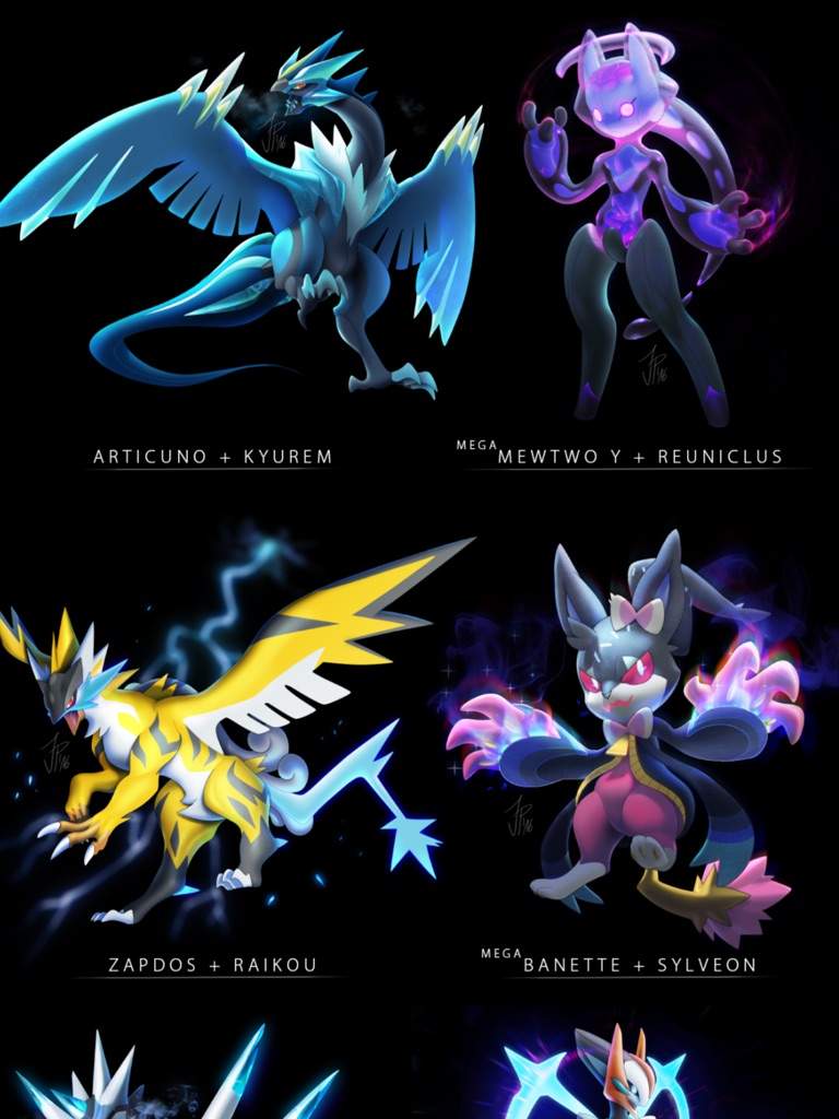 Awesome Legendary Pokemon Fusions