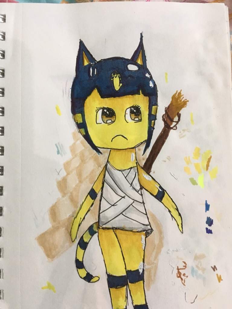 Ankha Fan Art-my Style | Animal Crossing Amino