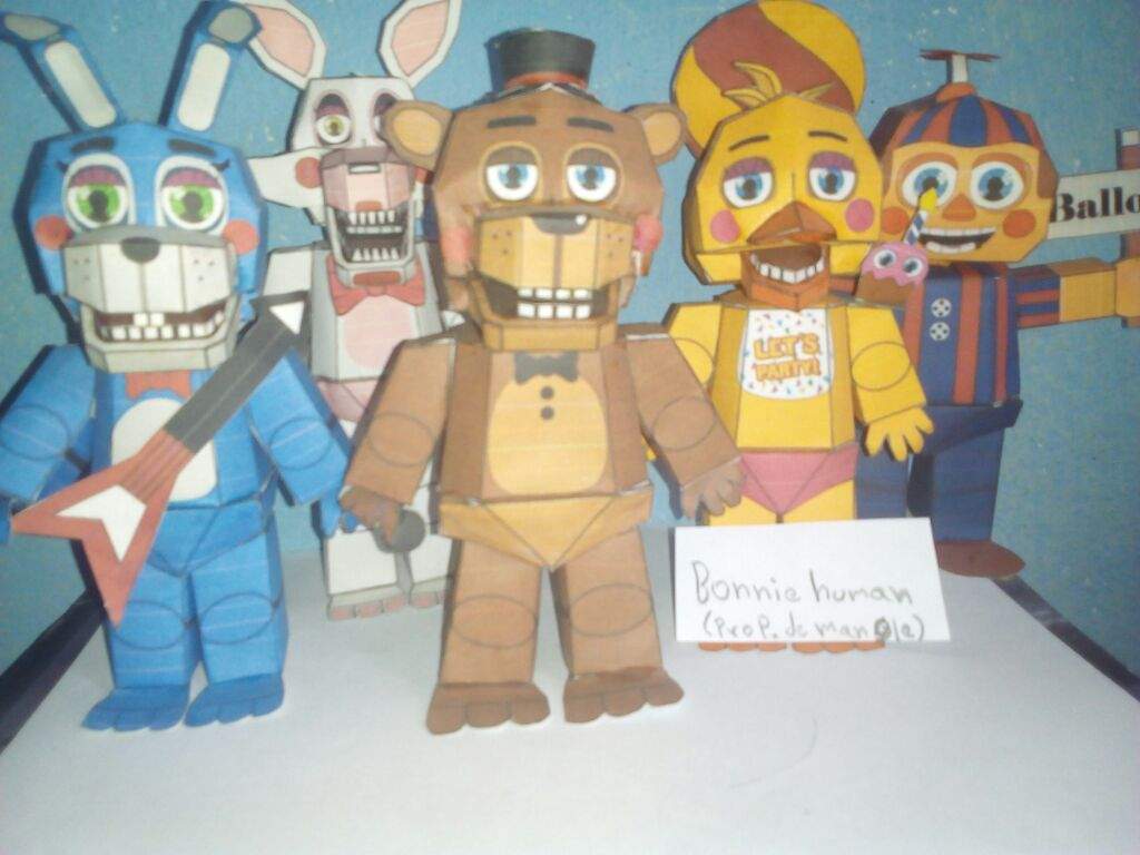 Fnaf 2 papercraft 