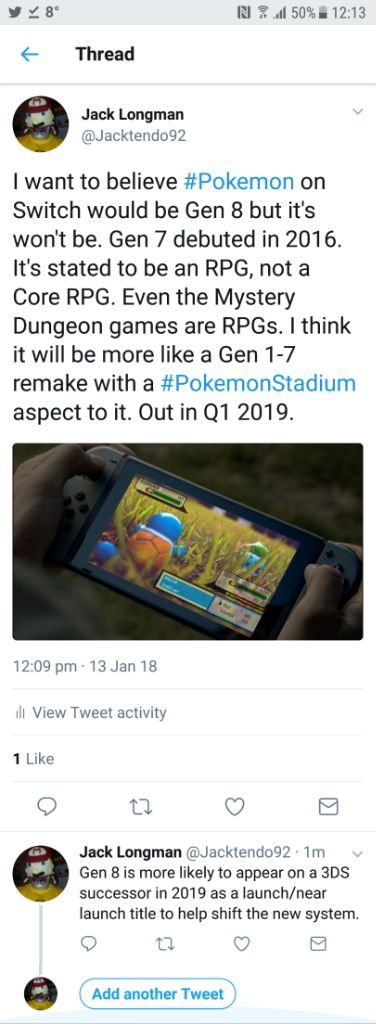 Gen 8 On Switch Or A 3ds Successor Pokémon Amino