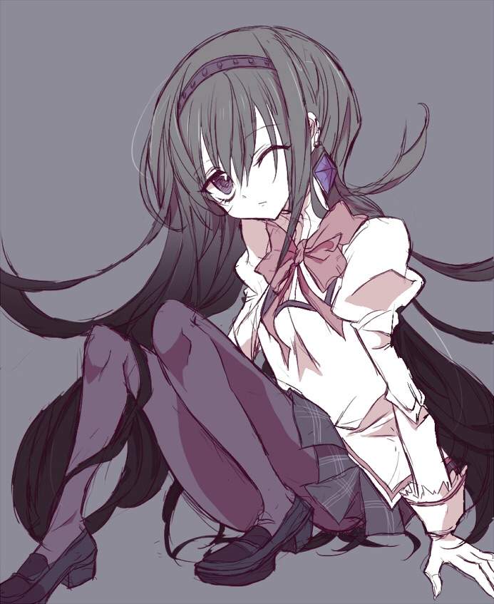 Homura Akemi Fanart ( ᴥ ) | Madoka Magica Amino