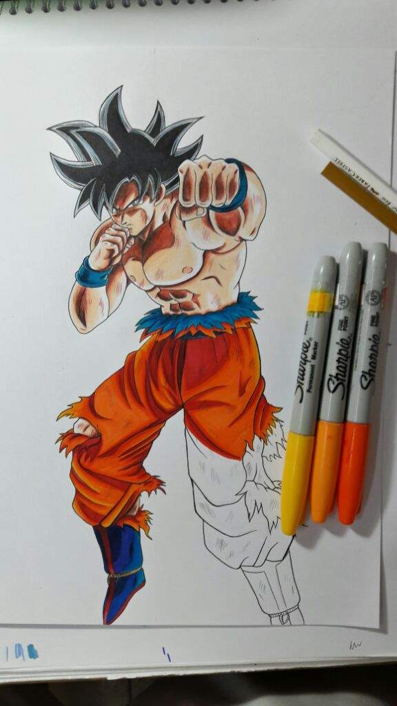 Dibujo De Goku Ultra Instinto Dibujarte Amino 