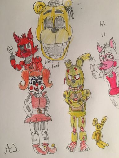 Fnaf comic animatroncs remake | Five Nights At Freddy's Amino