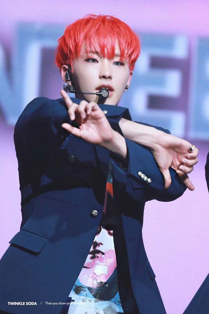 Hoshi Red/Pink Hair | Carat 캐럿 Amino