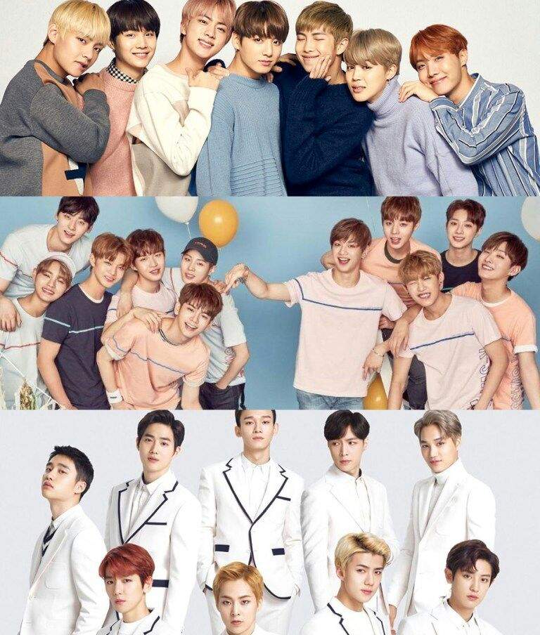 Bts, Wanna One And Exo Are Leading The Brand Value For January | Exo (엑소)  Amino