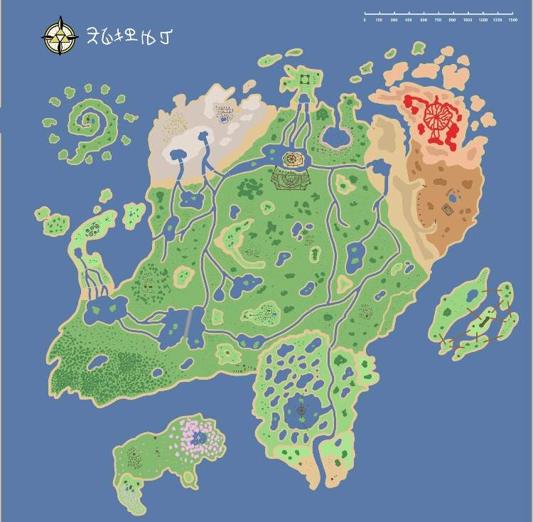 Hyrule kingdom map | Zelda Amino