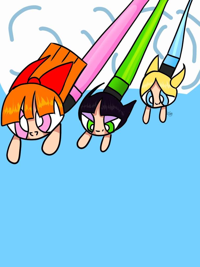 Powerpuff Girls Flying The Powerpuff Girls Amino