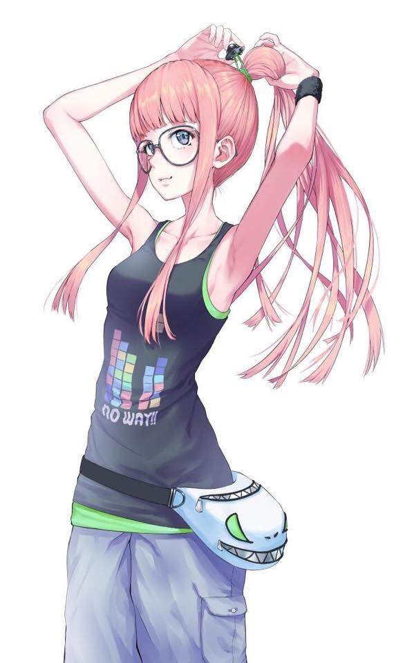 Futaba Tying Up Her Hair Smt Persona 5 Amino