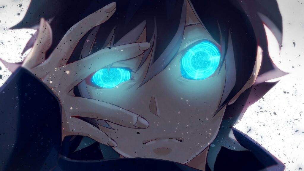 Anime boy blue eyes