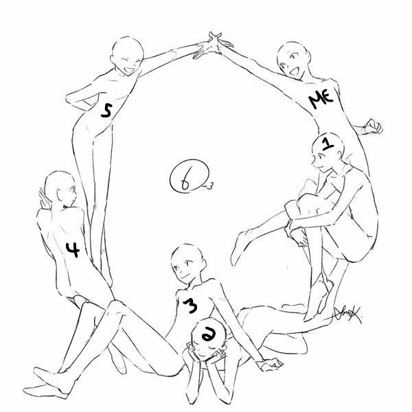 Base Squad Group Drawing Reference / Might do this, but first need to deter...