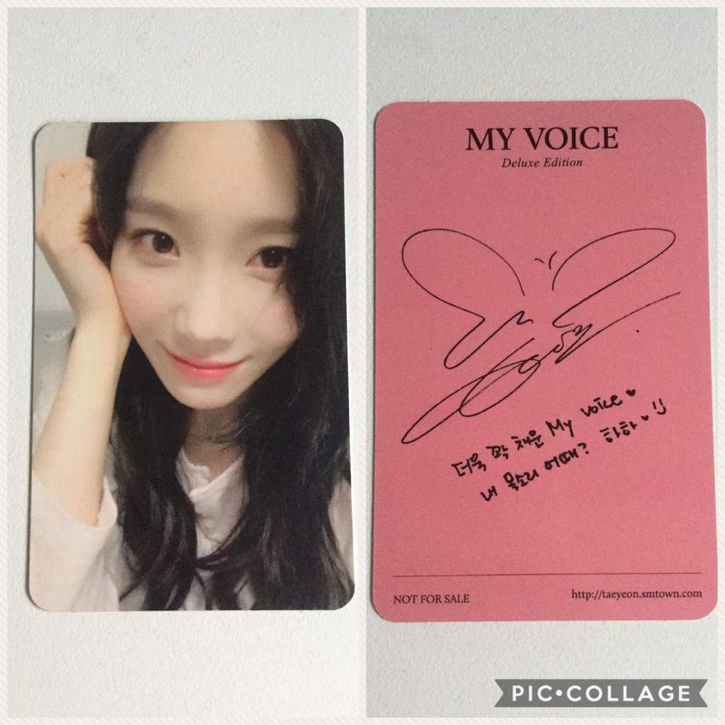 Taeyeon 🦋 My Voice Deluxe unboxing KPop Amino