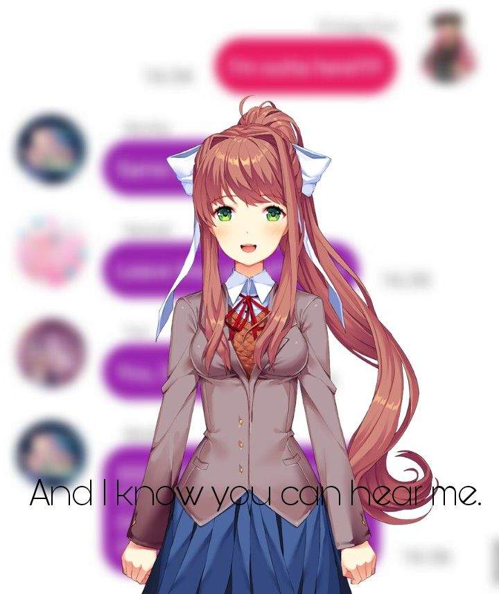 THANKS FOR THE FEATURE AGAIN!!! My DDLC Group Chat Story #2 | Doki Doki ...