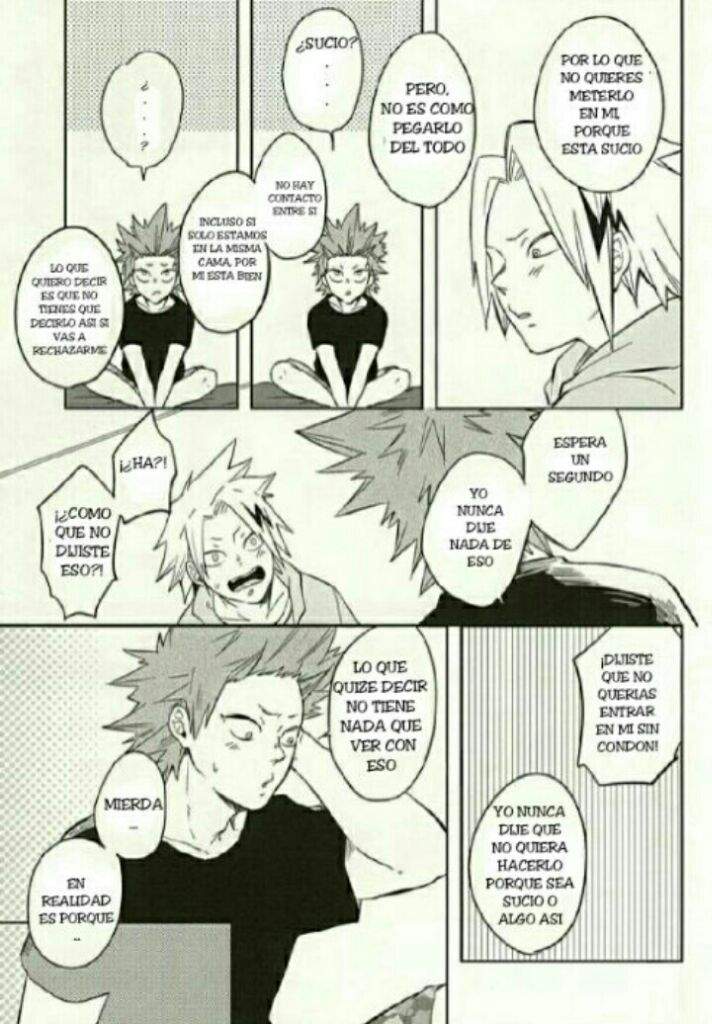 0.02 💥 Kirishima x Kaminari 💥 Doujinshi R18 | Fujoshis y Fudanshis Del