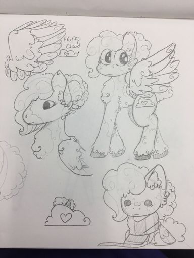 Fluffy Cloud! A pegasus from Cloudsdale | Equestria Unofficial Fan Club ...