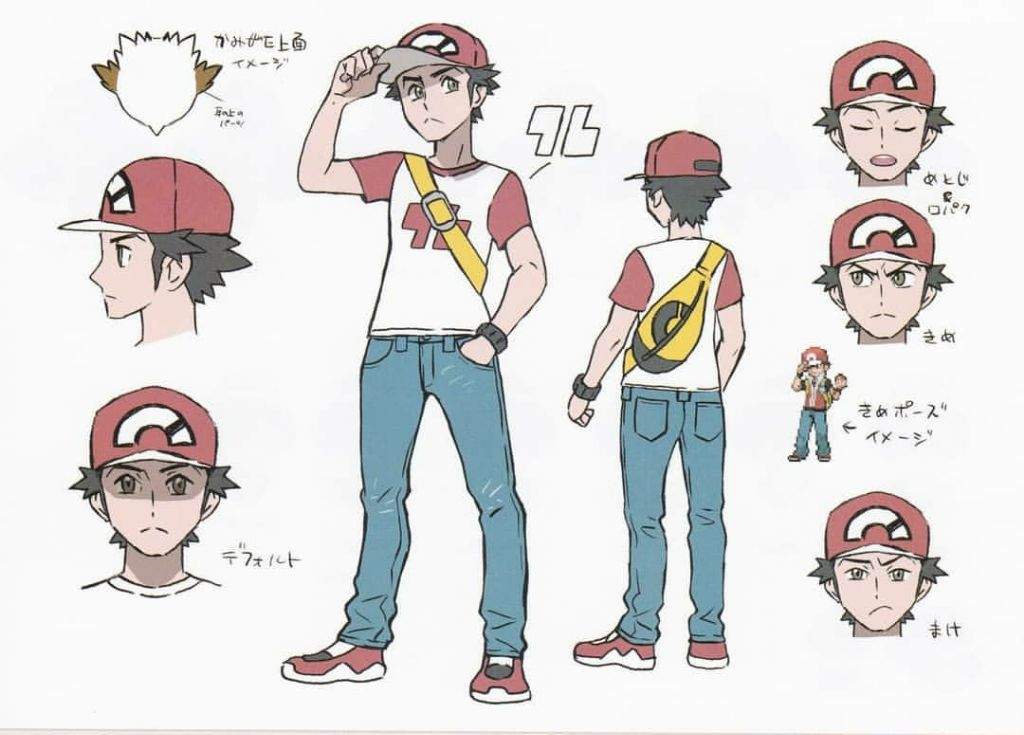 Red and Green reference sheet | Pokémon Amino