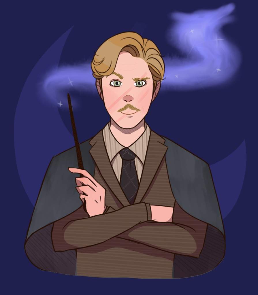 I didn’t know if I liked the background I made... series, Remus Lupin! 