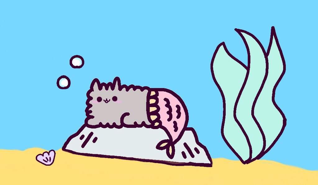 Mermaid Stormy Drawing Pusheen The Cat Amino Amino