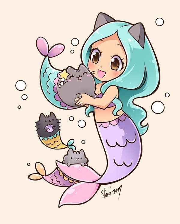 Compartilhar imagens 116+ imagen desenhos kawaii sereia - br.thptnvk.edu.vn