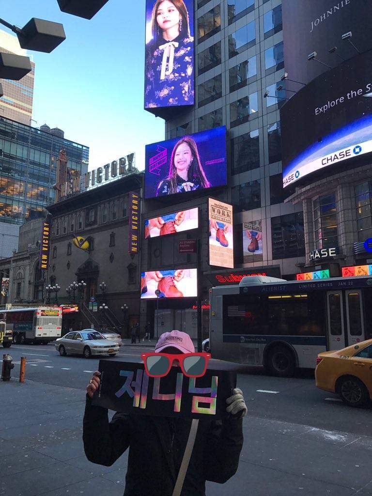 Image result for jennie on billboard times square