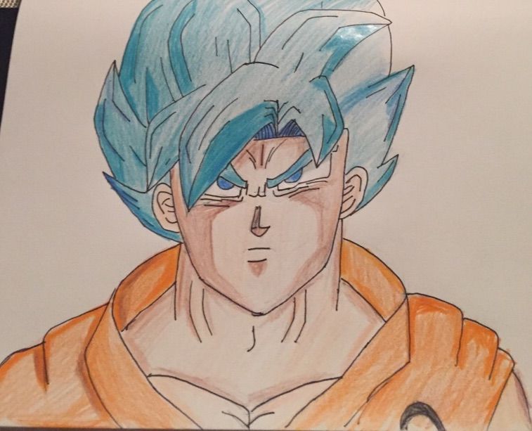 Como Dibujar A Goku Super Saiyan Blue Paso A Paso Dragon Ball EspaÑol Amino 