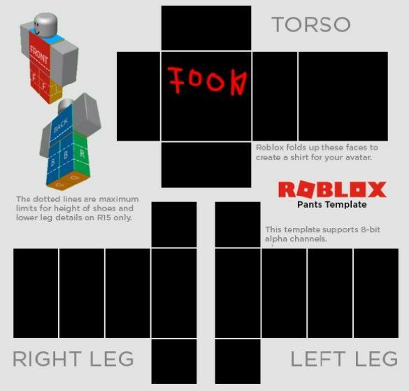 Jacket Roblox Pants