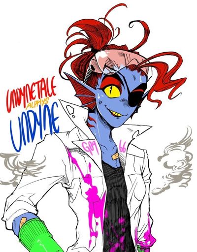 Undyne. // An Unexpected Encounter [AU Month Day 17] | Undertale Amino