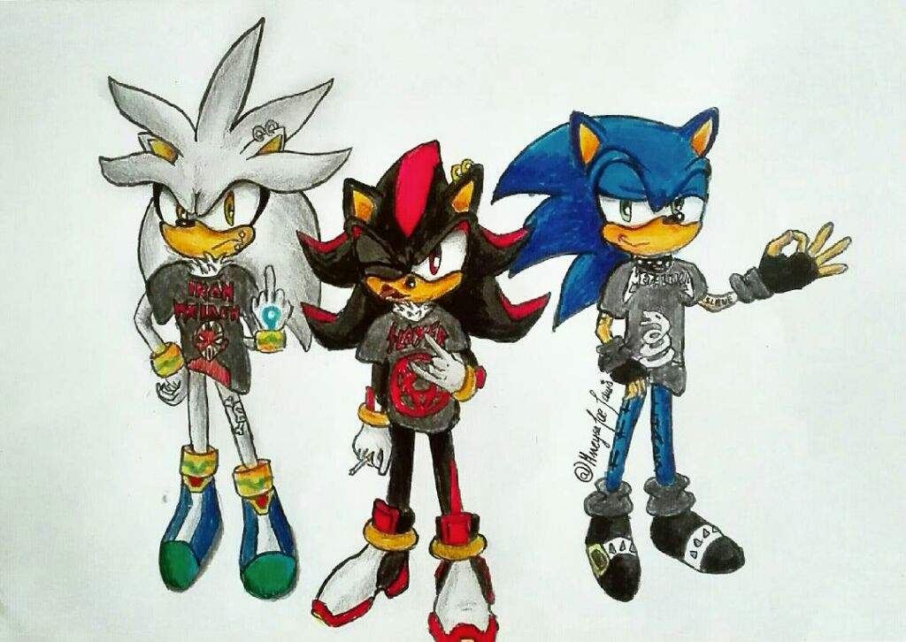 Rebel Silver Shadow And Sonic Sonic The Hedgehog Amino