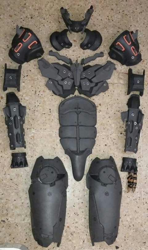 raiden mgr armor patterns pepakura