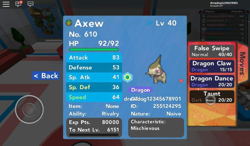 My Shiny Hunting Was Pretty Successful Today Pokemon Brick Bronze Amino - shiny axew roblox