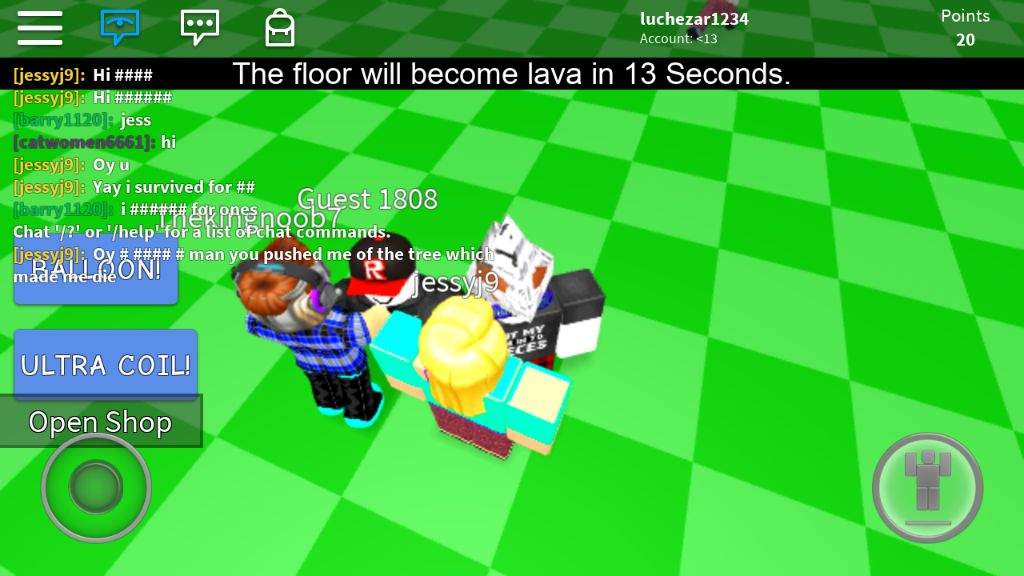Playing The Floor Is Lava 3 Roblox Amino