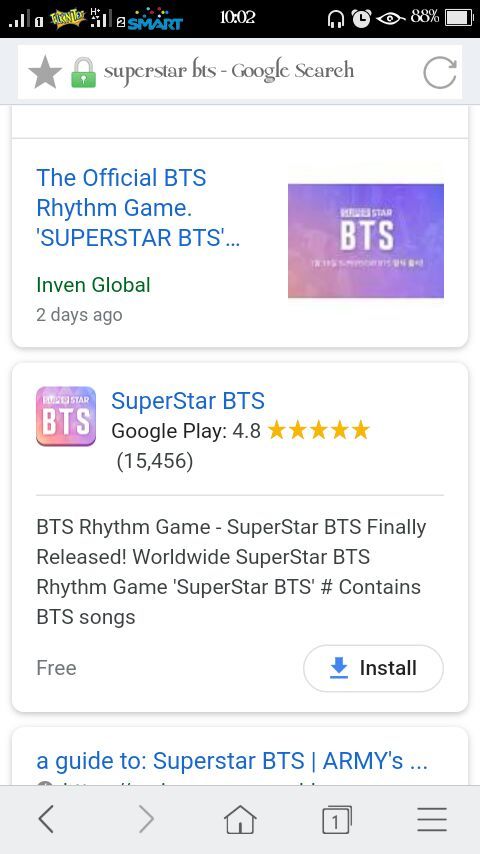 superstar bts google play