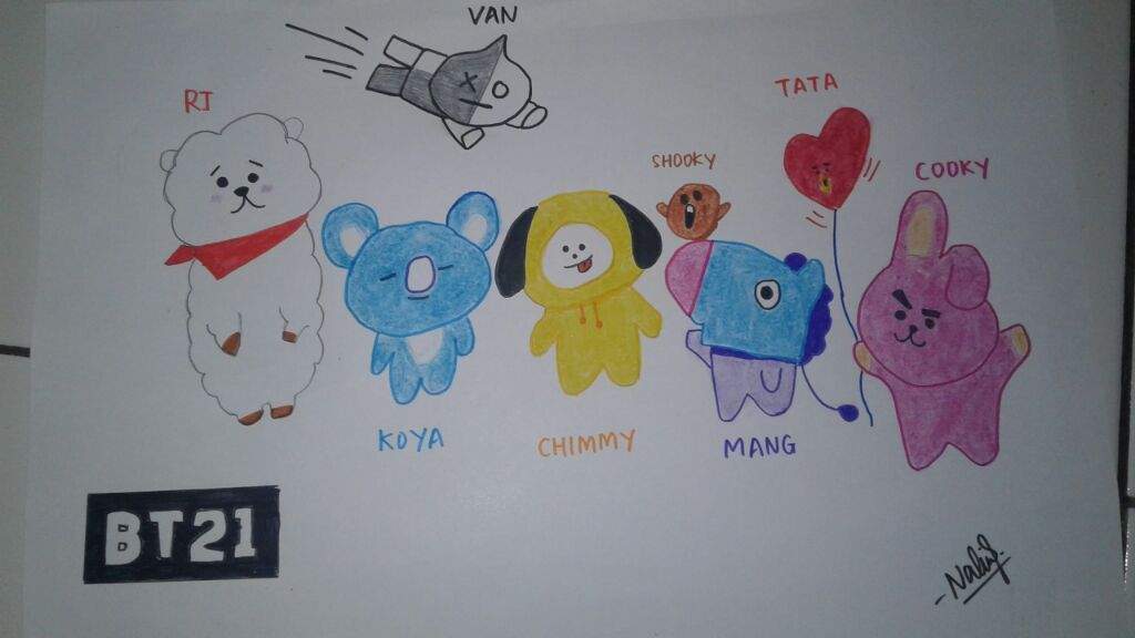 [FANART] BT21💕 | BTS ARMY INDONESIA AMINO Amino