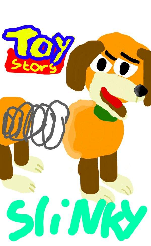 Slinky Drawing Toy Story Amino