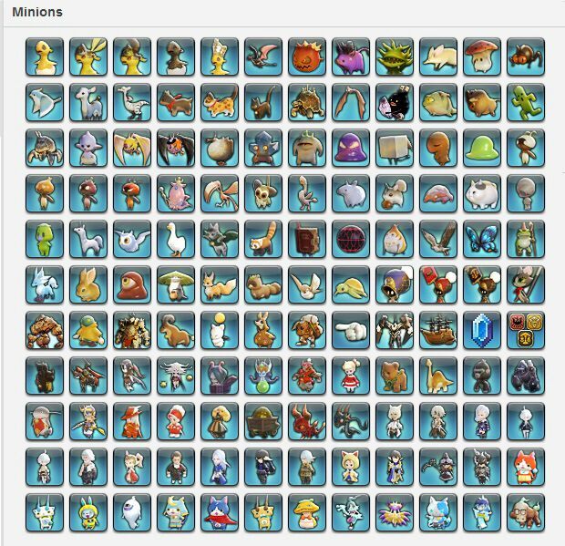 Minion List [Pic!] Final Fantasy XIV Amino! Amino