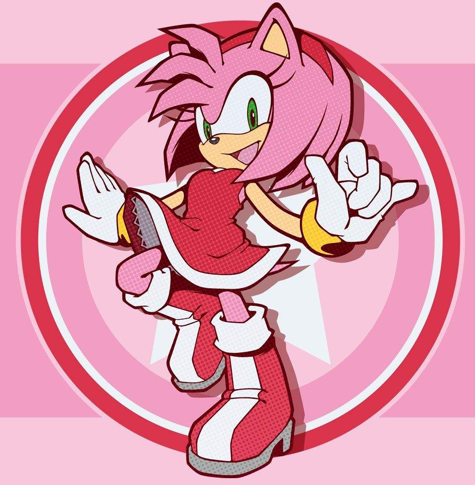 Sonic Channel Amy Rose redraw! 
