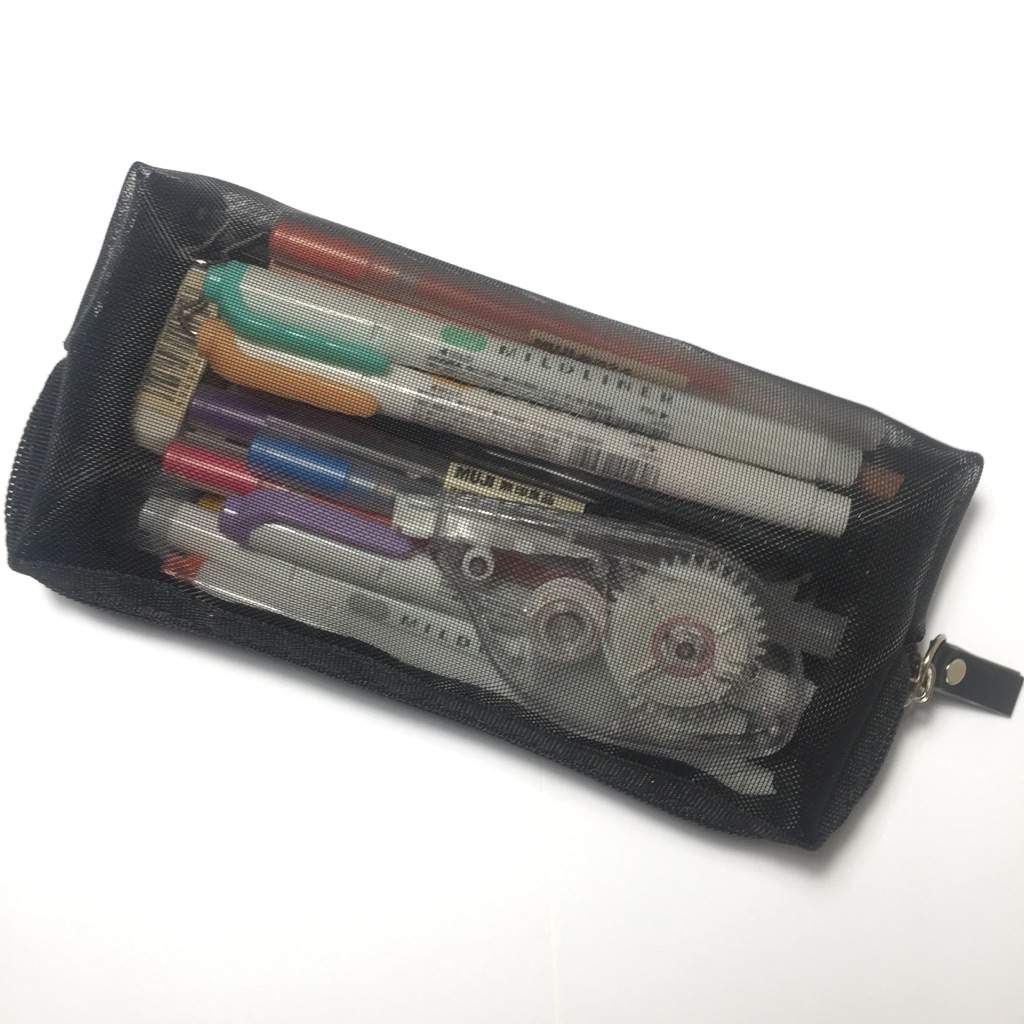 see through pencil case