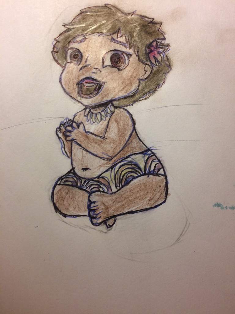 Baby Moana Drawing Moana Amino