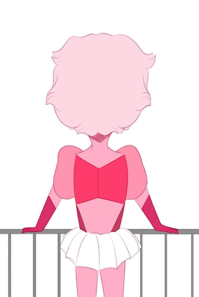 Pink Diamond Backview Art Steven Universe Amino