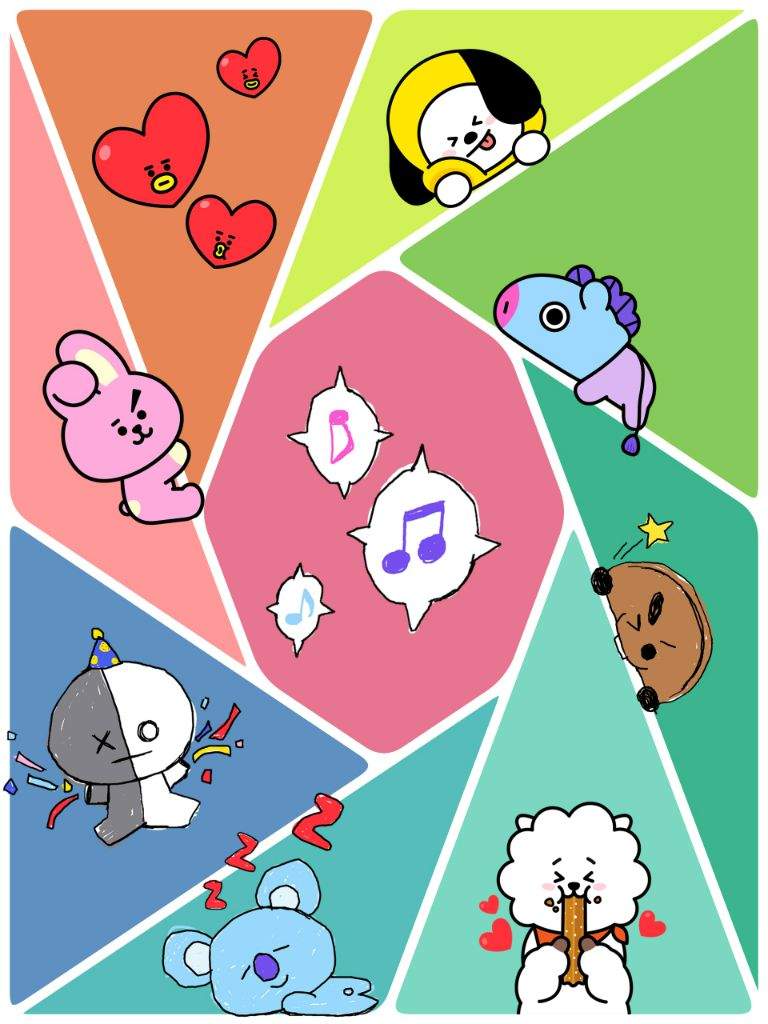 BT21 Collage 💜 | ARMY's Amino