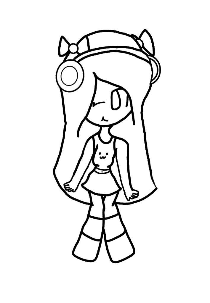 Roblox Girl Outline 